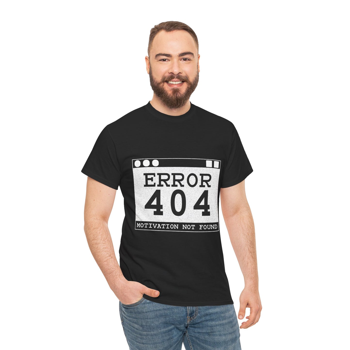 Error 404 Funny Tech T-Shirt — Geek Humor Tee