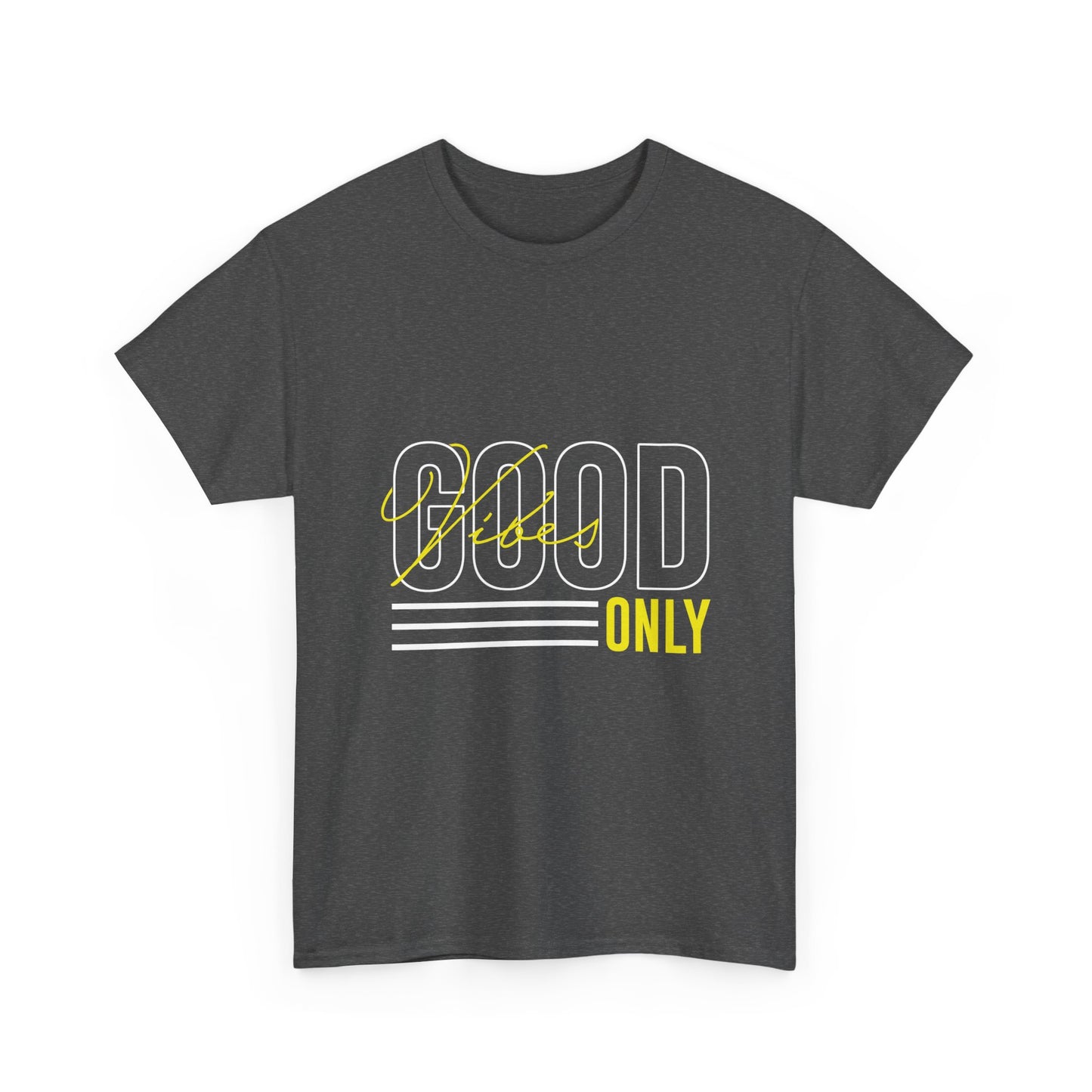 Good Vibes Only Tee — Positive Energy Aesthetic T-Shirt