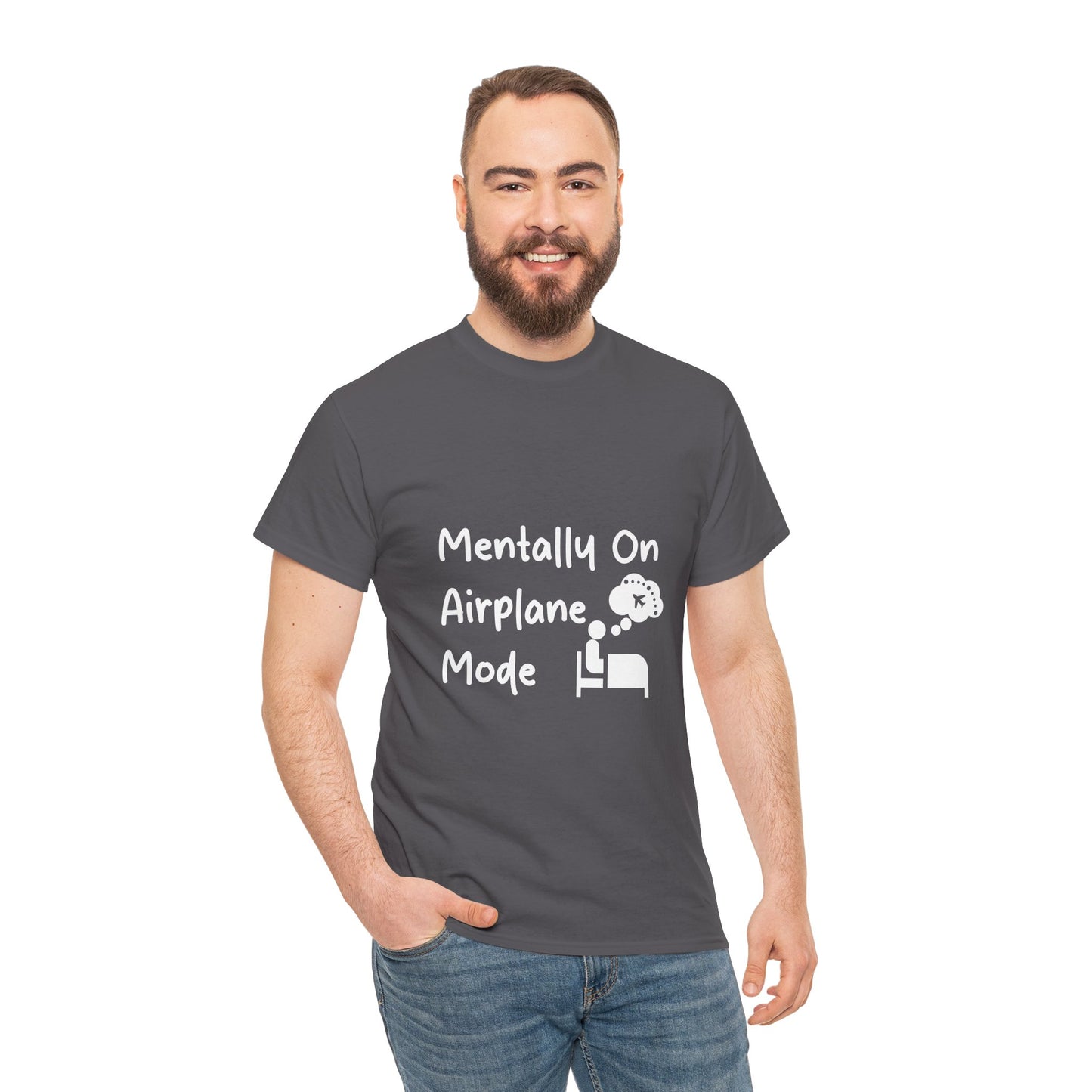 Mentally on Airplane Mode Travel Lover T-Shirt